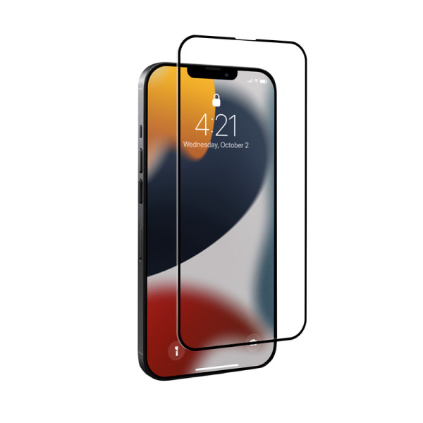 Szkło Hybrydowe Niepękające 9H Na Cały Ekran iPhone 13 Mini Crong 7D Nano Flexible Glass