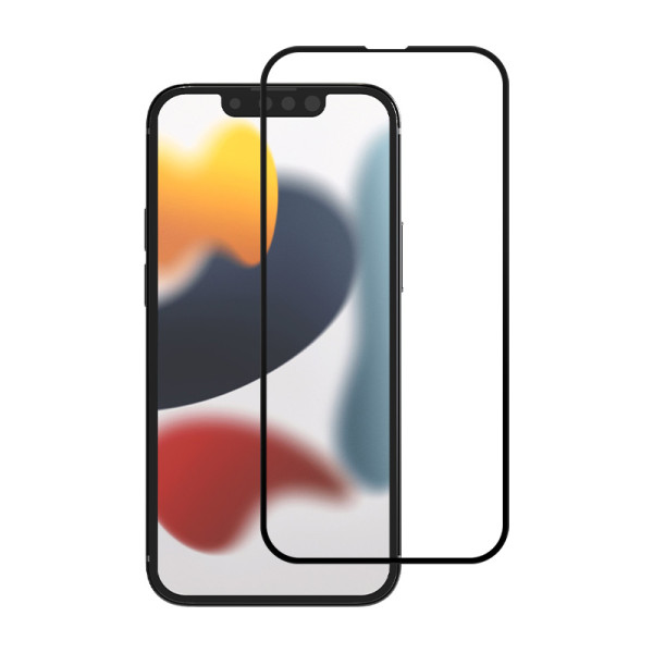 Szkło Hybrydowe Niepękające 9H Na Cały Ekran iPhone 13 Mini Crong 7D Nano Flexible Glass