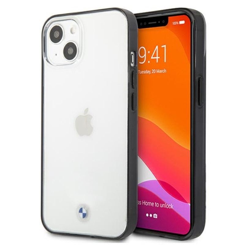 Etui Do iPhone 13 Mini BMW Signature Edges Przezroczysty