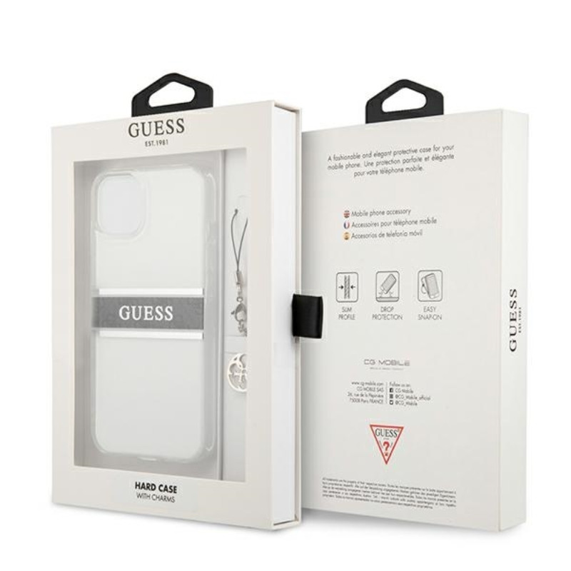 Etui Do iPhone 13 Mini Guess 4G Stripe Grey...