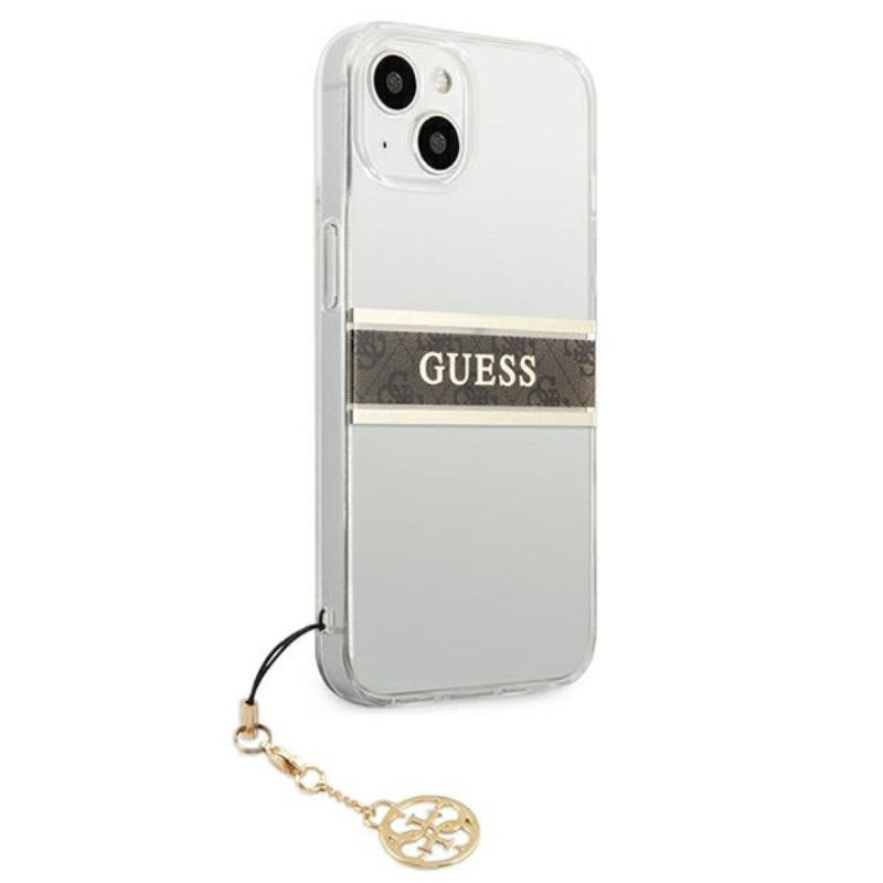 Etui Do iPhone 13 Mini Guess 4G Stripe Brown...