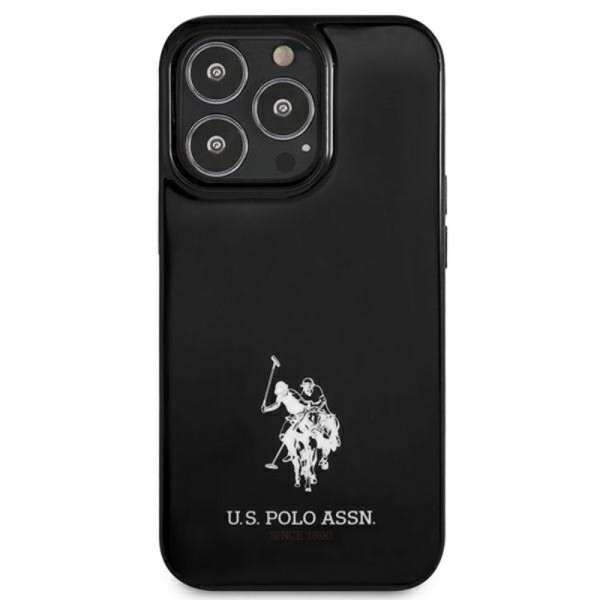 Etui Do iPhone 13 Pro Us Polo Assn Horses Logo Czarny