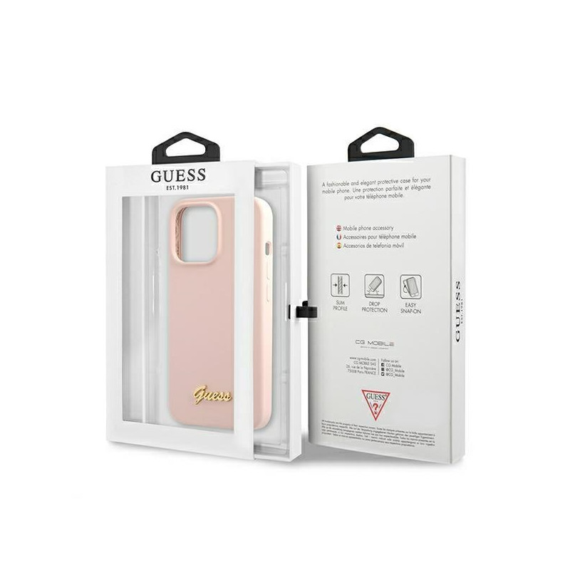 Etui Do iPhone 13 Pro Guess Silicone Script...
