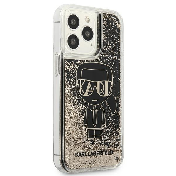 Etui Do iPhone 13 Pro Karl Lagerfeld Liquid Glitter Gatsby Przezroczysty