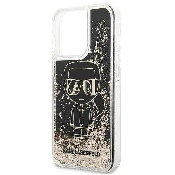Etui Do iPhone 13 Pro Karl Lagerfeld Liquid Glitter Gatsby Przezroczysty