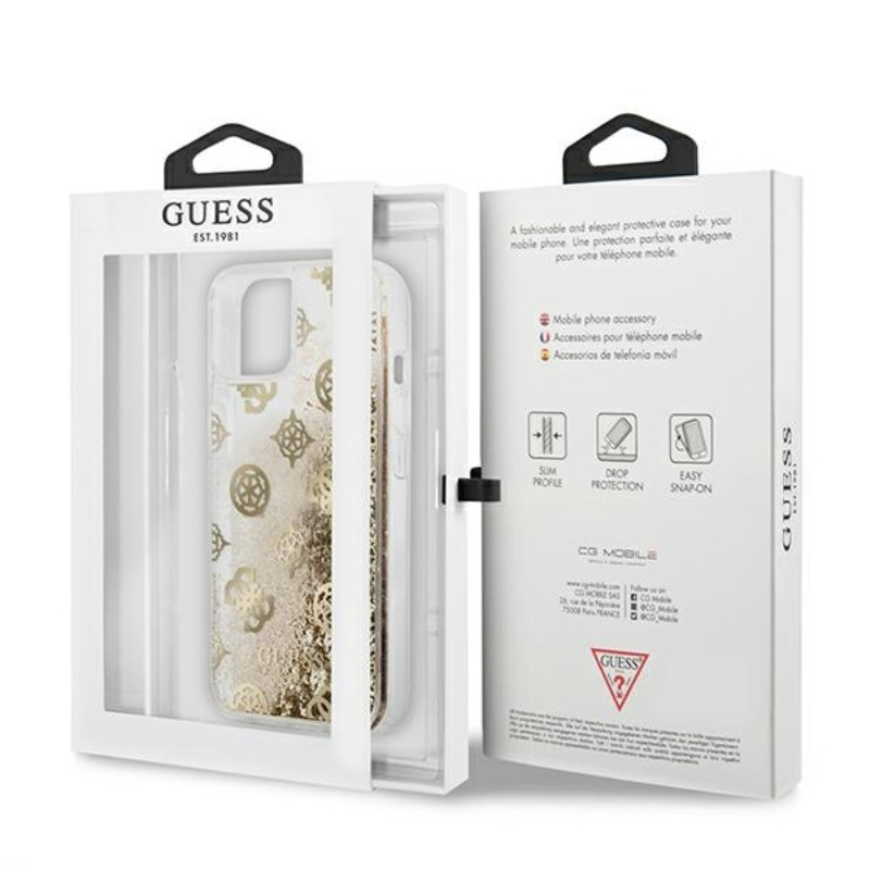 Etui Do iPhone 13 Mini Guess Peony Liquid...