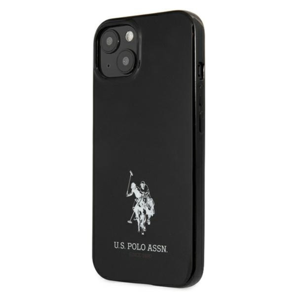 Etui Do iPhone 13 Mini Us Polo Assn Horses Logo Czarny