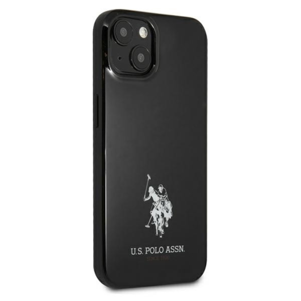 Etui Do iPhone 13 Mini Us Polo Assn Horses Logo Czarny