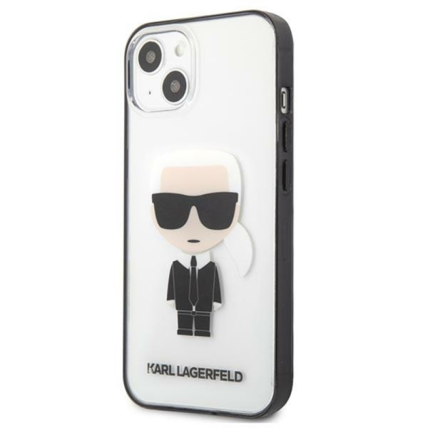 Etui Do iPhone 13 Mini Karl Lagerfeld Ikonik Karl Przezroczysty