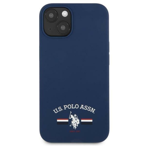 Etui Do iPhone 13 Mini Us Polo Assn Silicone Logo Niebieski