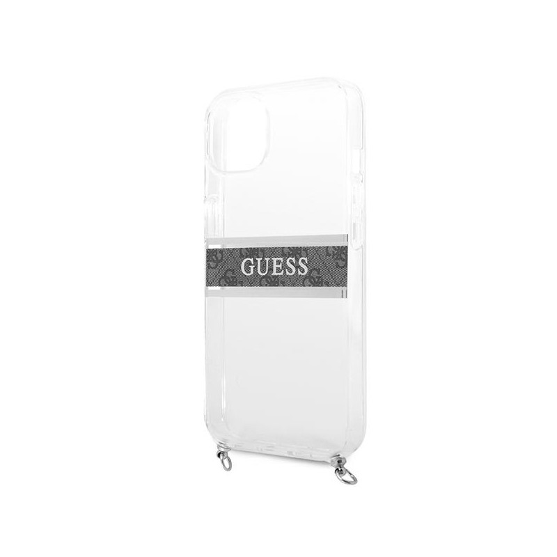 Etui Do iPhone 13 Mini Guess 4G Silver Stripe...