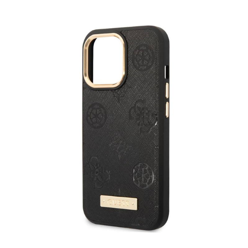 Etui Do iPhone 13 Pro Guess Peony Logo Plate...