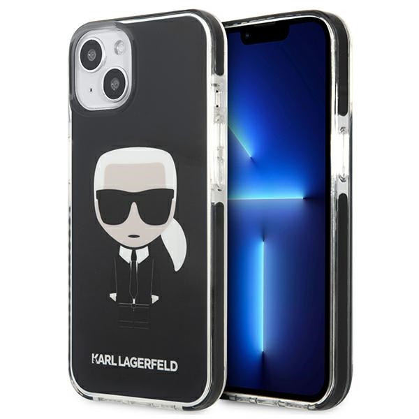 Etui Do iPhone 13 Mini Karl Lagerfeld Fullbody Ikonik Czarny