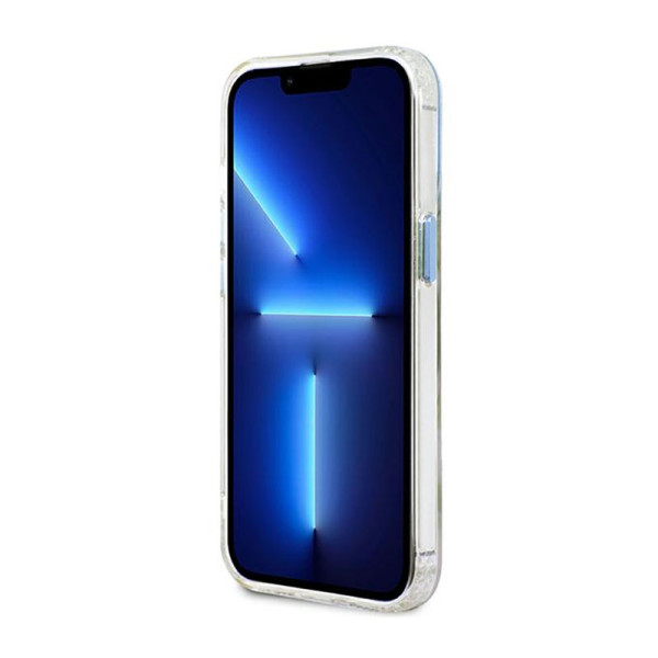 Etui Do iPhone 13 Pro Guess Metal Outline MagSafe Przezroczysty