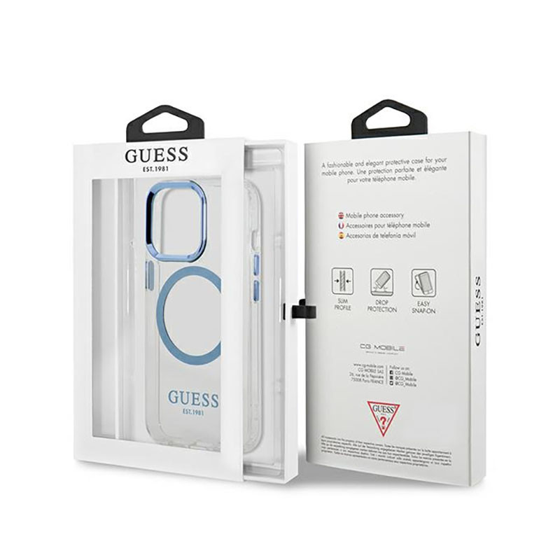 Etui Do iPhone 13 Pro Guess Metal Outline...