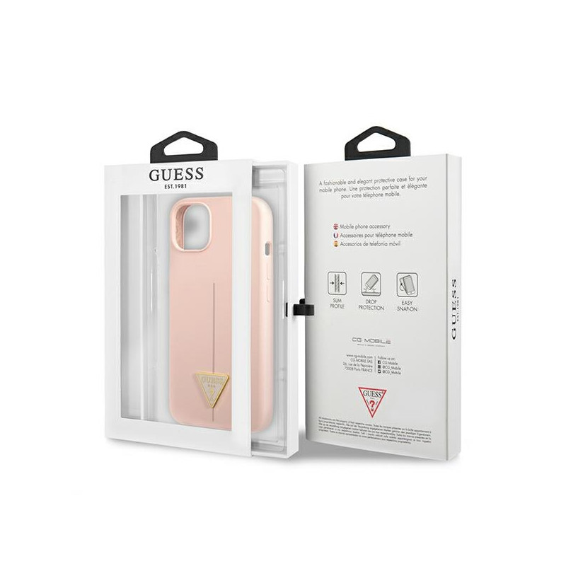 Etui Do iPhone 13 Mini Guess Silicone Triangle...