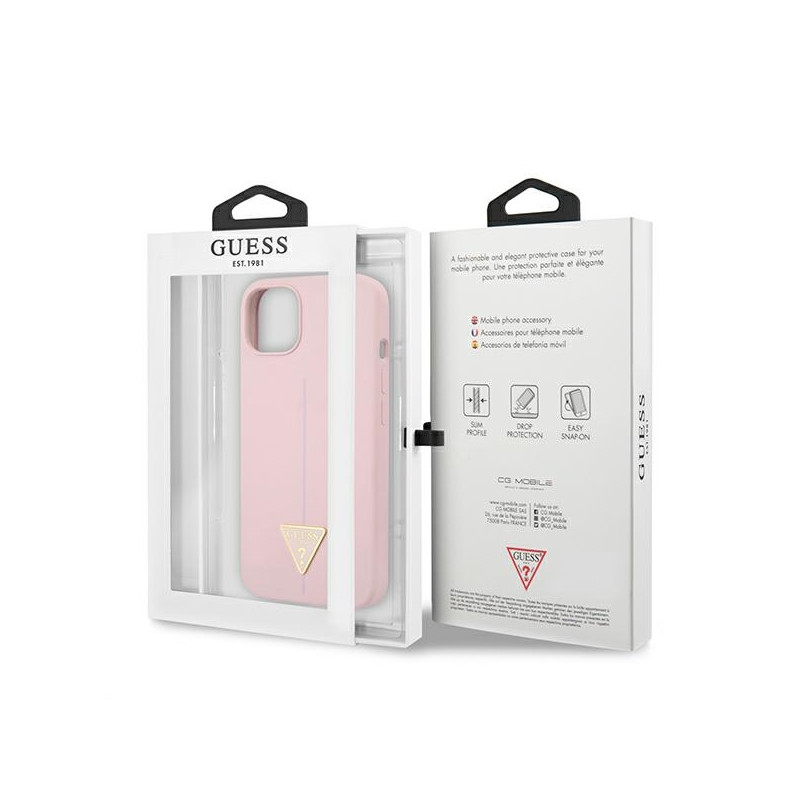 Etui Do iPhone 13 Mini Guess Silicone Triangle...