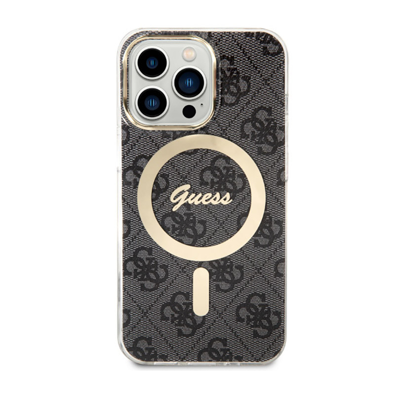 Etui Do iPhone 13 Pro Guess 4G MagSafe Czarny