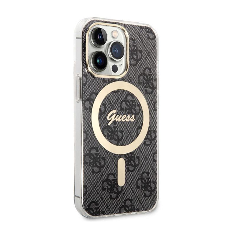 Etui Do iPhone 13 Pro Guess 4G MagSafe Czarny