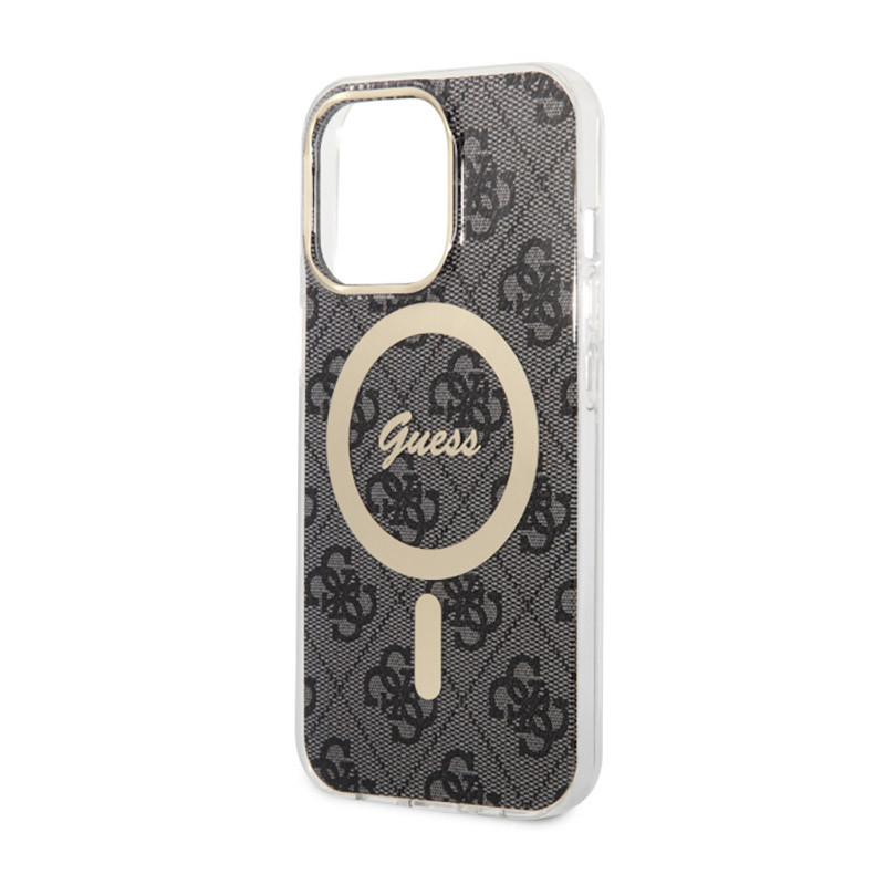 Etui Do iPhone 13 Pro Guess 4G MagSafe Czarny