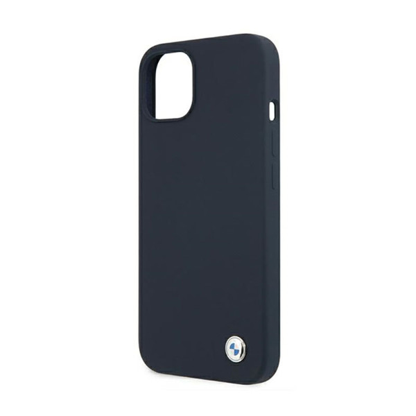 Etui Do iPhone 13 Mini BMW Silicone Signature Logo Niebieski