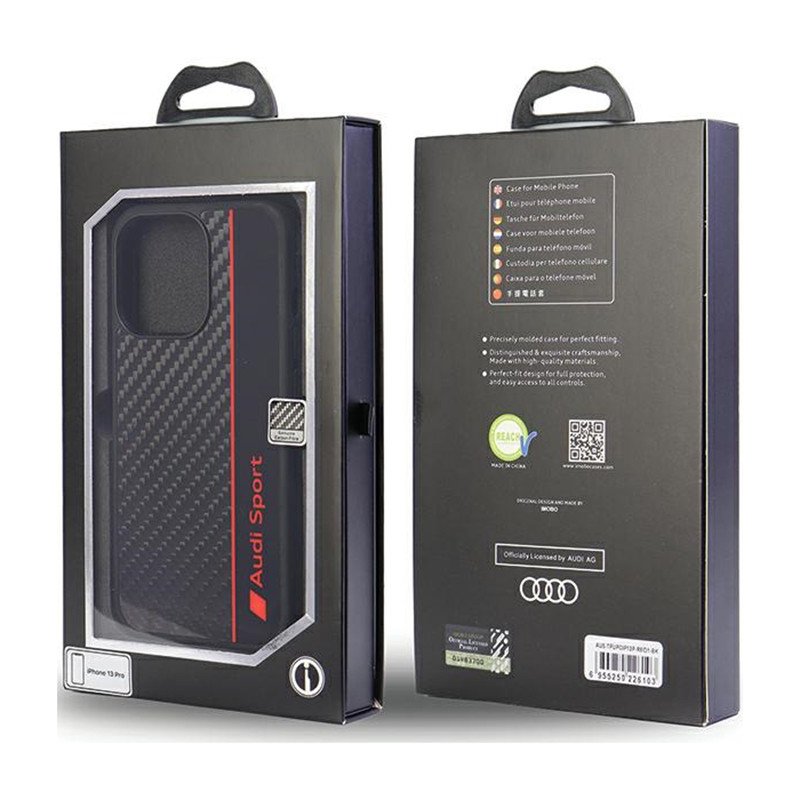 Etui Do iPhone 13 Pro Audi Carbon Fiber Stripe...