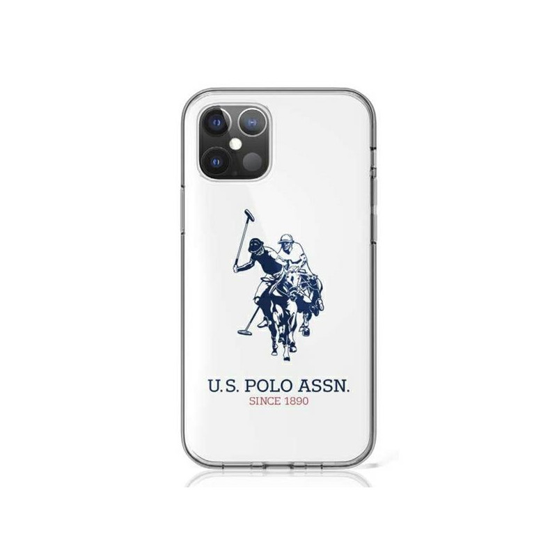 Etui Do iPhone 12 Pro Max Us Polo Assn Big Double Horse Logo Biały