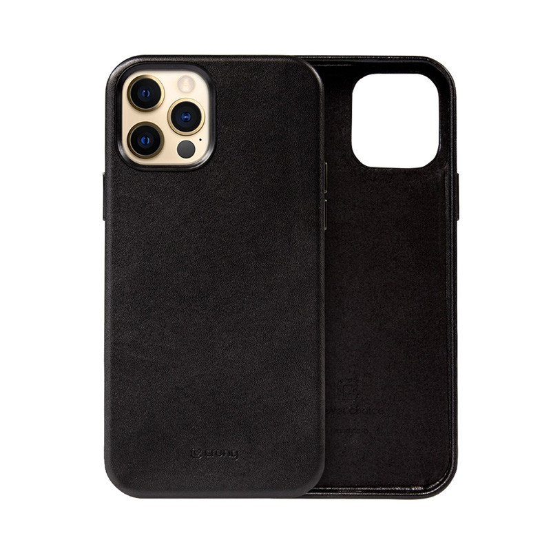 Etui Ze Skóry Ekologicznej Do iPhone 12 Pro Max...