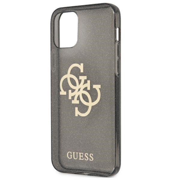 Etui Do iPhone 12 Pro Max Guess Glitter 4G Big Logo Czarny