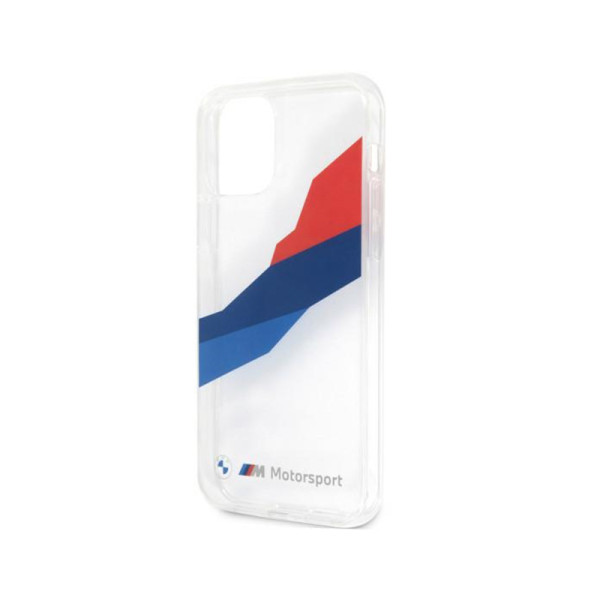 Etui Do iPhone 12 Pro Max BMW Motorsport Tricolor Przezroczysty