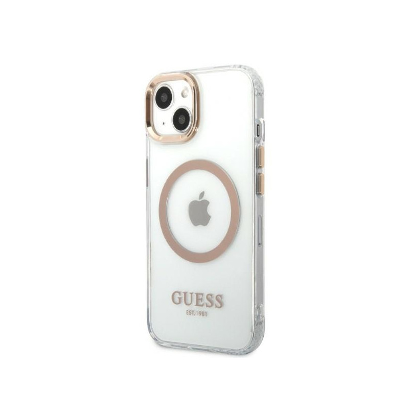 Etui Do iPhone 13 Guess Metal Outline MagSafe...
