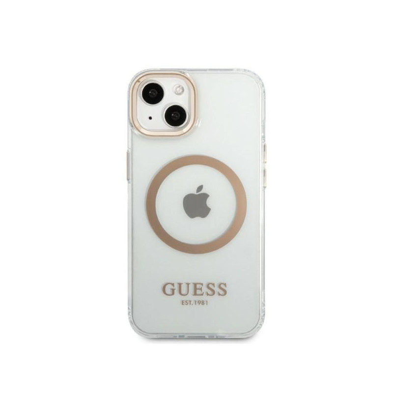 Etui Do iPhone 13 Guess Metal Outline MagSafe...