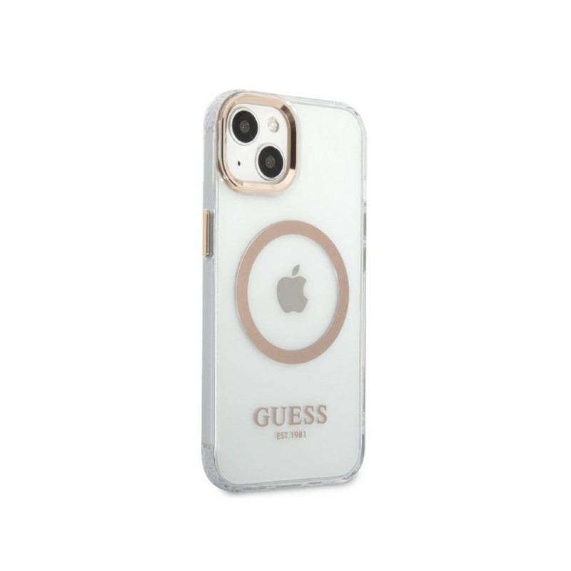 Etui Do iPhone 13 Guess Metal Outline MagSafe...