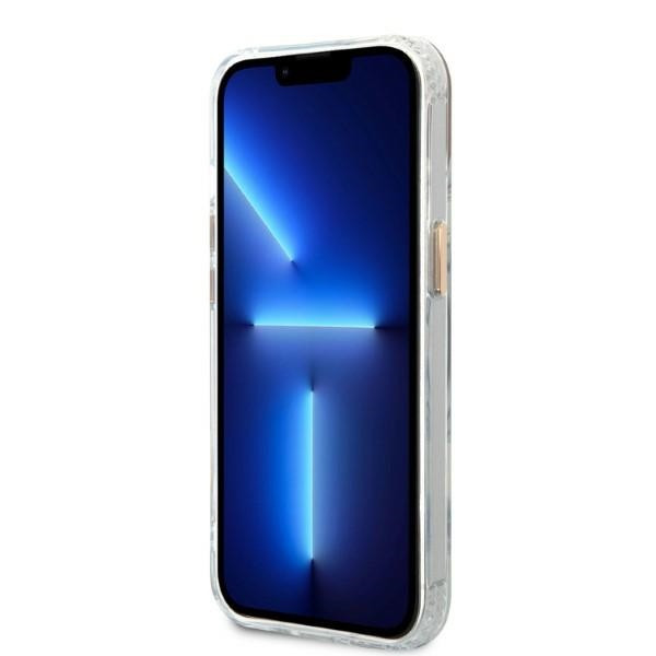 Etui Do iPhone 13 Guess Metal Outline MagSafe Przezroczysty