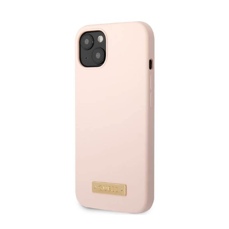 Etui Do iPhone 13 Guess Silicone Logo Plate...