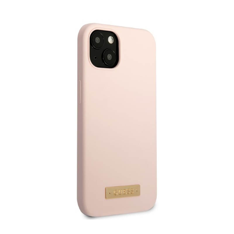 Etui Do iPhone 13 Guess Silicone Logo Plate...