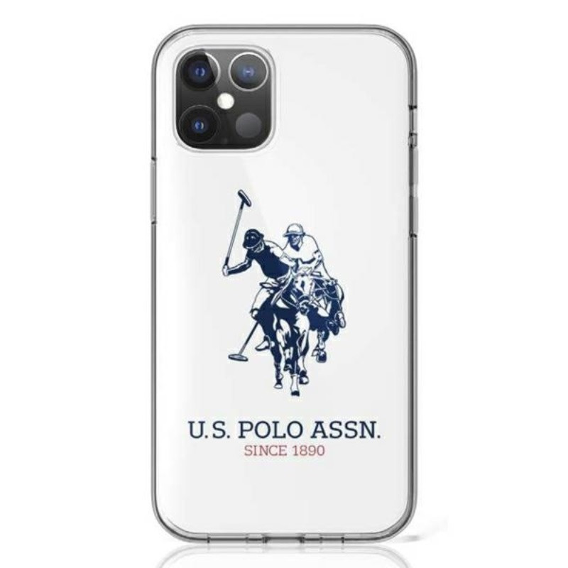 Etui Do iPhone 12 / iPhone 12 Pro Us Polo Assn Big Double Horse Logo Biały