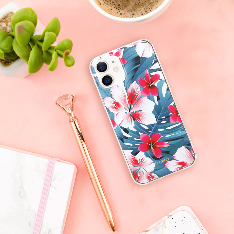 Etui Do iPhone 12 / iPhone 12 Pro Crong Flower...