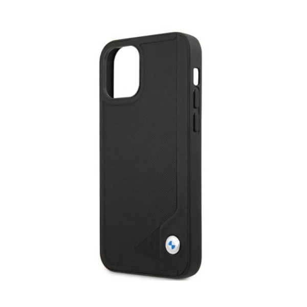 Etui Do iPhone 12 / iPhone 12 Pro BMW Leather Deboss Czarny