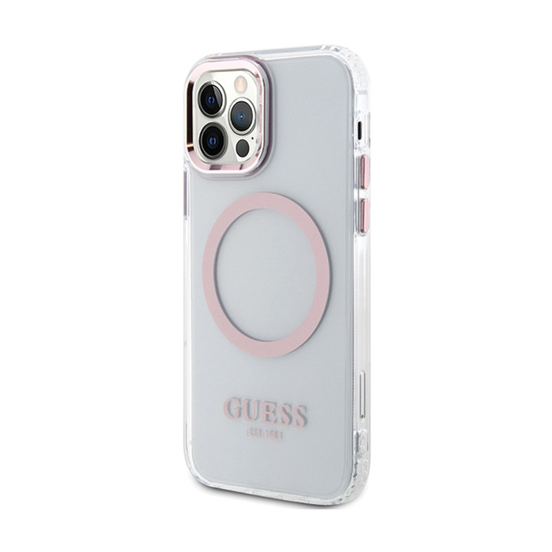 Etui Do iPhone 12 / iPhone 12 Pro Guess Metal...