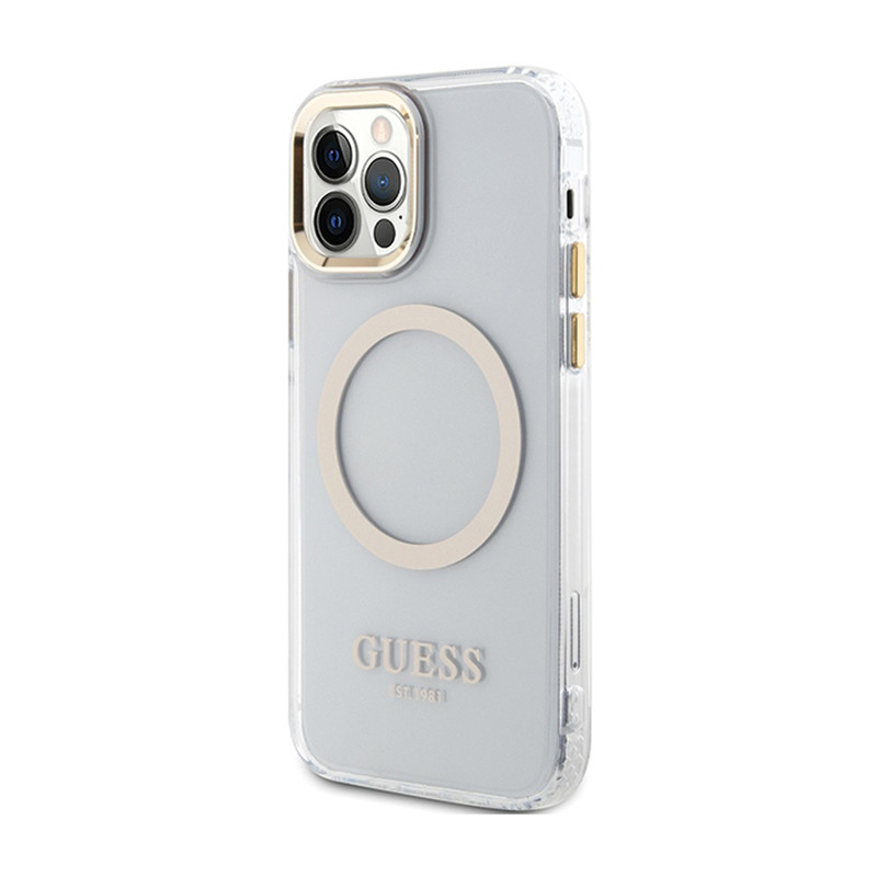 Etui Do iPhone 12 / iPhone 12 Pro Guess Metal...