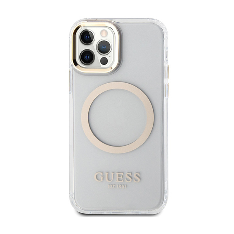 Etui Do iPhone 12 / iPhone 12 Pro Guess Metal...