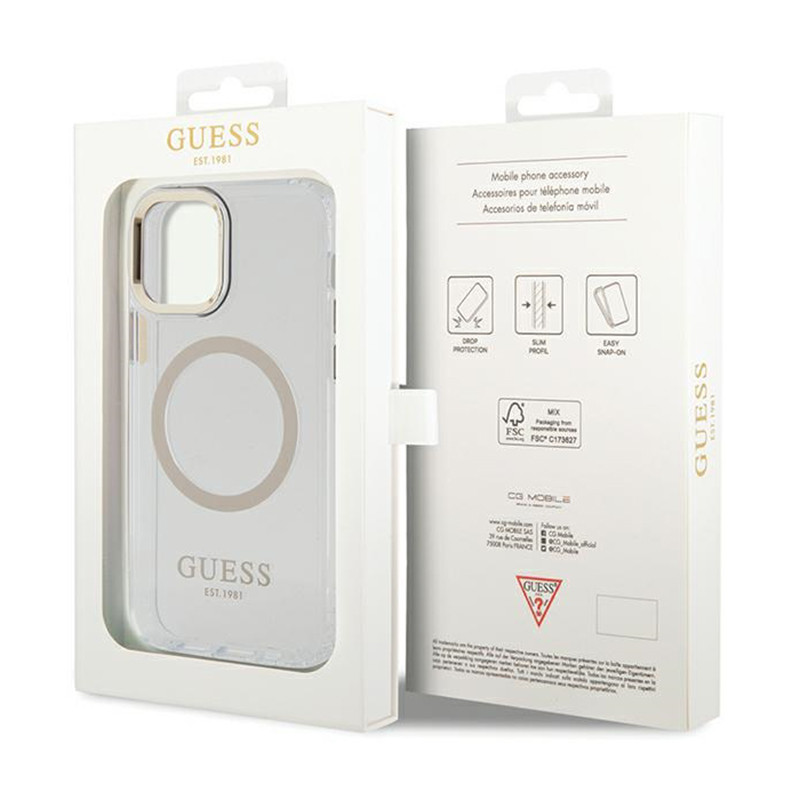 Etui Do iPhone 12 / iPhone 12 Pro Guess Metal...