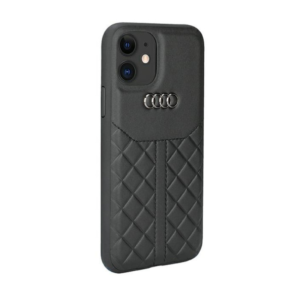 Etui Do iPhone 12 / iPhone 12 Pro Audi Genuine Leather Czarny
