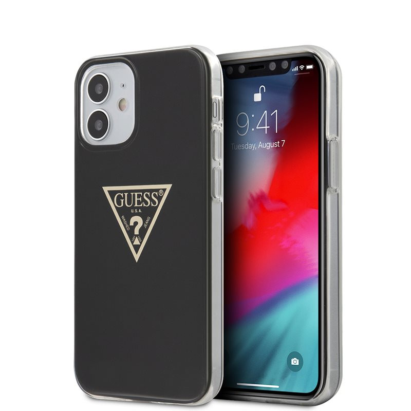 Etui Do iPhone 12 Mini Guess Metallic Triange...