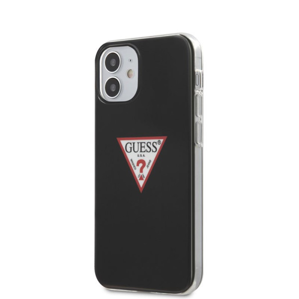Etui Do iPhone 12 Mini Guess Triangle Logo Czarny