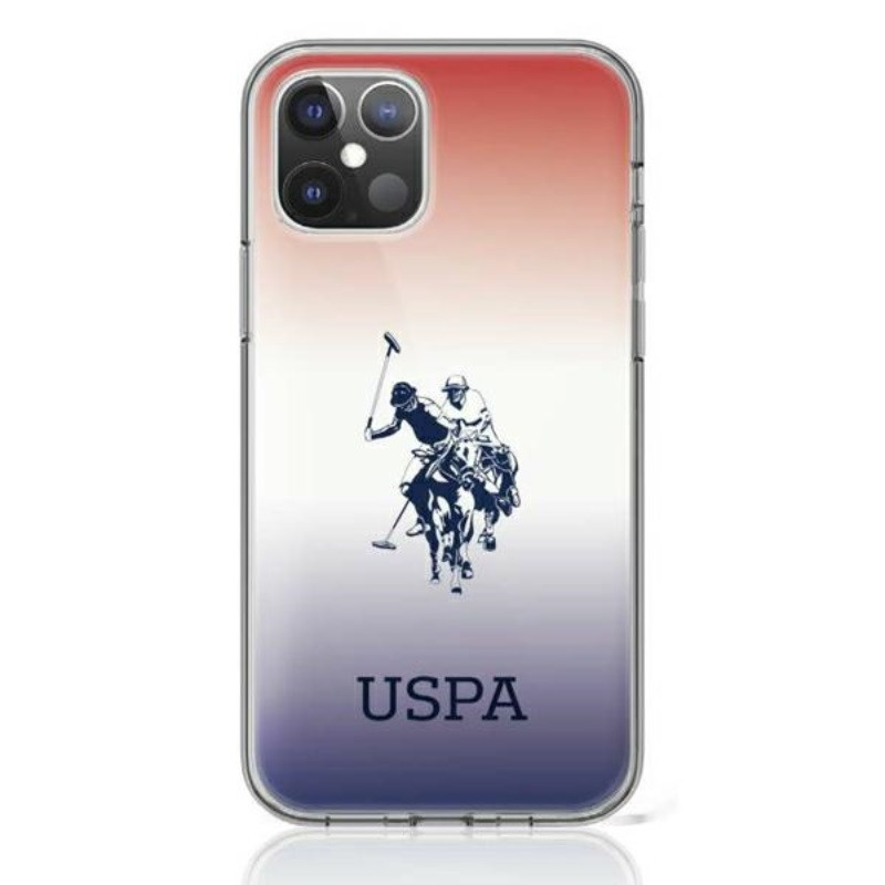 Etui Do iPhone 12 Mini Us Polo Assn Dh & Logo Gradient Szary