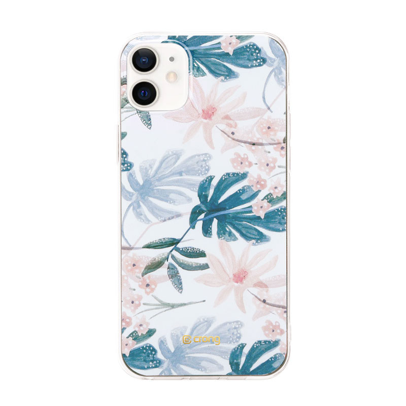 Etui Do iPhone 12 Mini Crong Flower Case Biały