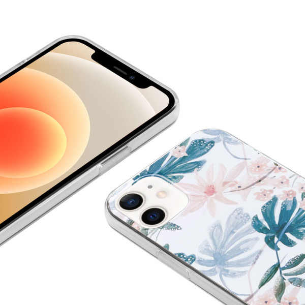 Etui Do iPhone 12 Mini Crong Flower Case Biały