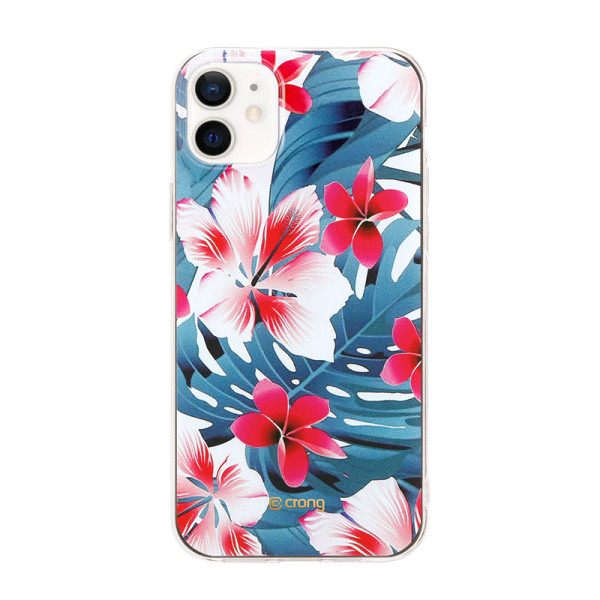 Etui Do iPhone 12 Mini Crong Flower Case Niebieski